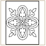 Medieval-Pattern-07 Coloring Page