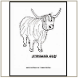 Heilan Coo Coloring Page
