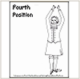 4th Highland Dance Position Coloring Page