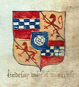 Arms of David Lindsay, Duke of Montrose.