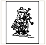 Bagpiper Coloring Page