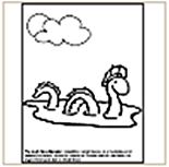 Nessie Coloring Page